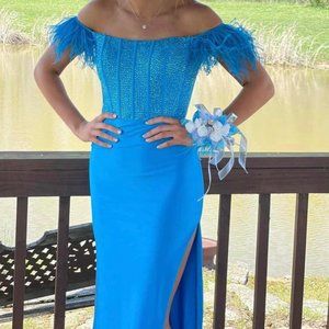 Sophia Thomas Formal Dress, Size 4,  Electric Blue